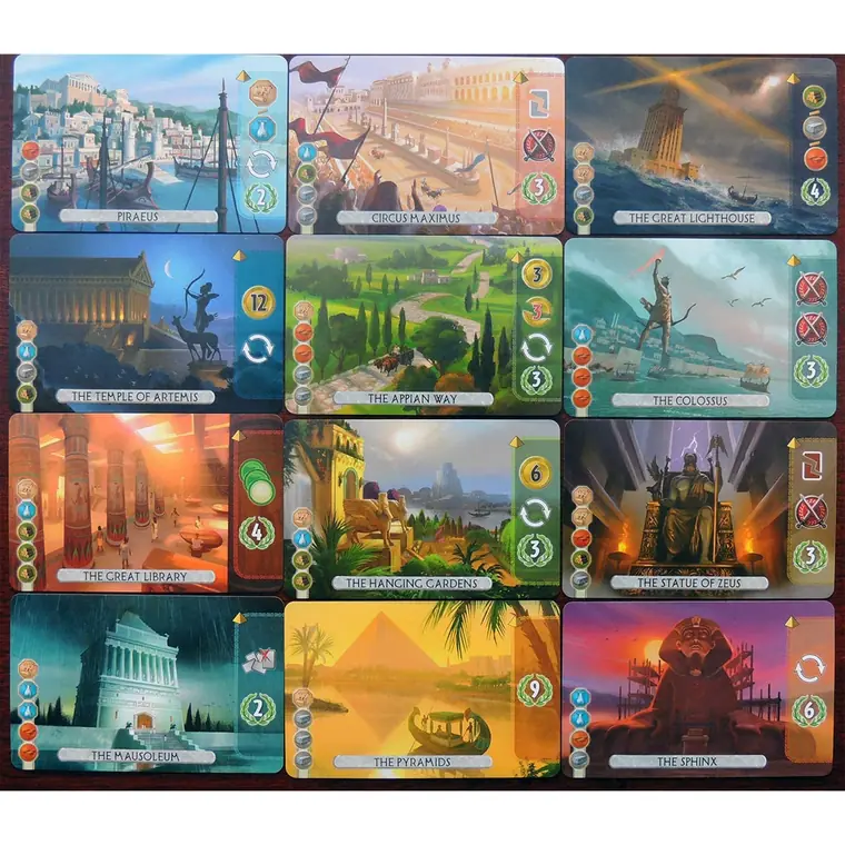 Las 12 cartas de maravilla