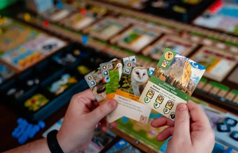 Las cartas de animales y patrocinadores