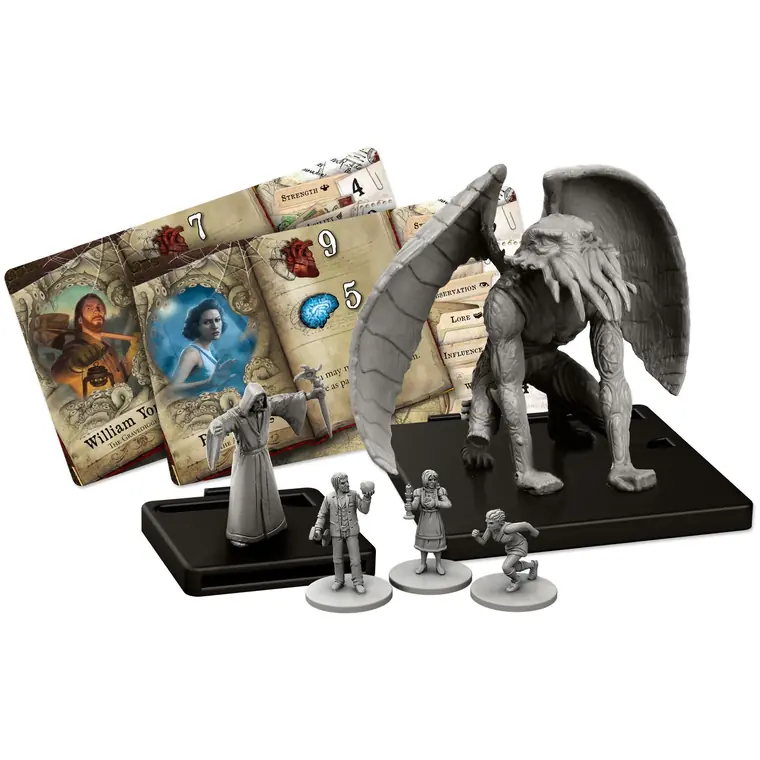Cartas de investigador junto a sus figuras
